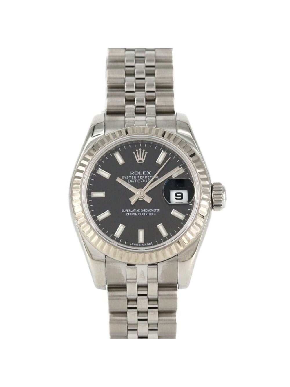 Rolex Datejust Stainless Steel White Gold Automatic